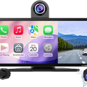 CARPURIDE W903S3 9.3 Inch HD Wireless Carplay & Android Auto Screen, 4K Front +